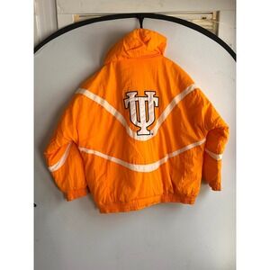Vintage Apex One Tennessee Volunteers Orange Puffer Jacket XL 90s UT Hooded